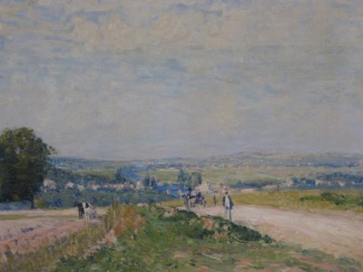 Der Weg von Montbuisson nach Louveciennes von Alfred Sisley